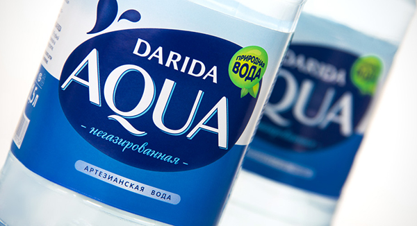 Редизайн этикетки ТМ Darida Aqua (с) Fabula Branding