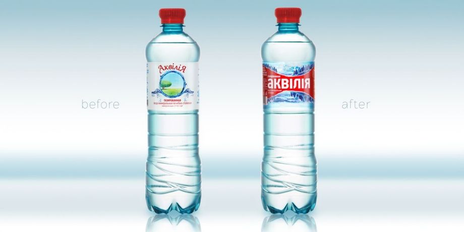 Вода "Аквилия": до и после редизайна