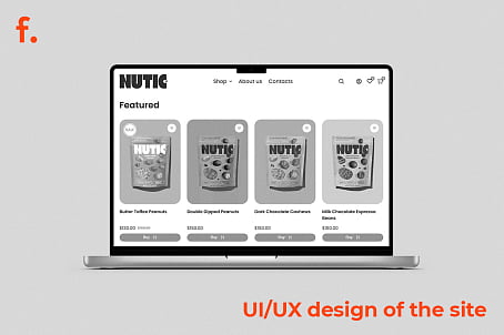 UI design of websites and applications